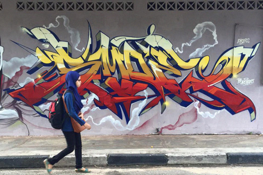 ASMOE, FIRST CLASS WILDSTYLE IN MALAYSIA