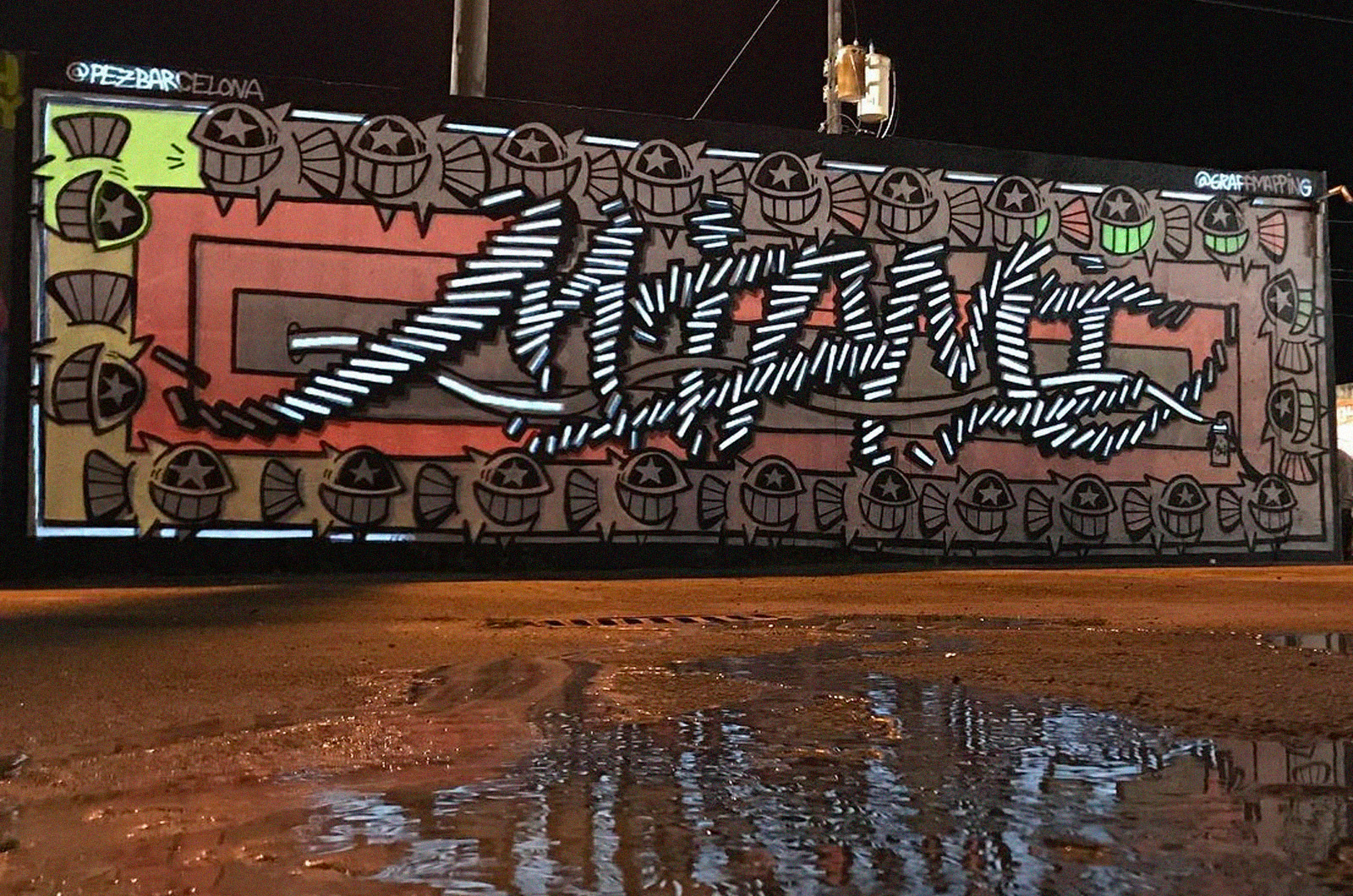 EL PEZ & SUGLAS, GRAFFMAPPING IN MIAMI